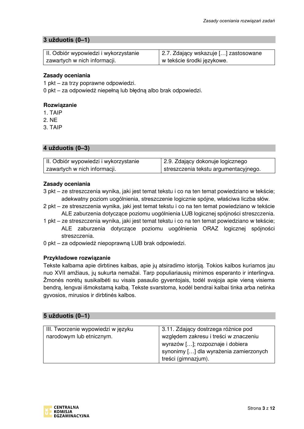 odpowiedzi - język litewski podstawowy - matura maj 2021-03