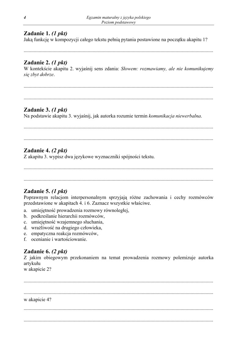 Pytania - jezyk polski, p. podstawowy, matura 2011-strona-04