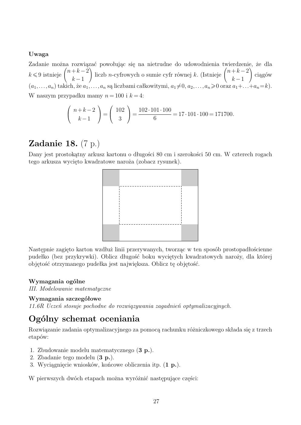 zasady oceniania - odpowiedzi - matematyka rozszerzony - matura 2015 przykładowa-27