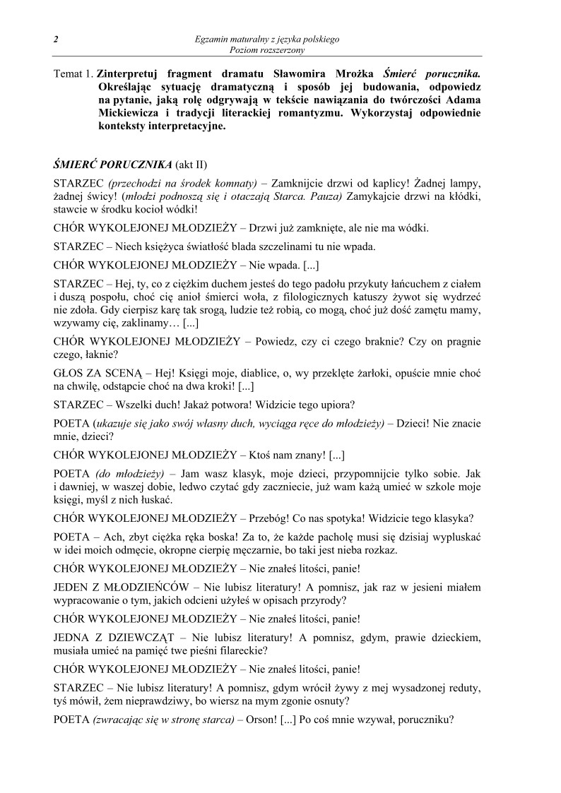 Pytania - jezyk polski, p. rozszerzony, matura 2011-strona-02