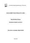 miniatura Odpowiedzi - matematyka, p. podstawowy, matura 2011-strona-01