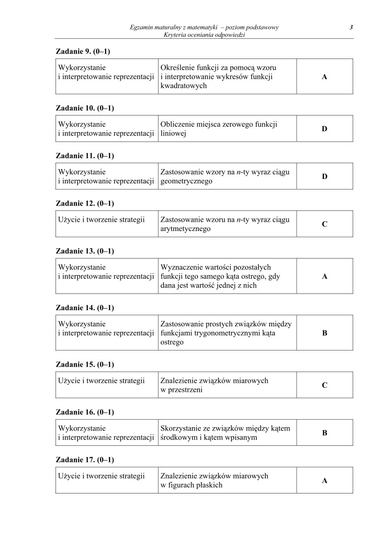 Odpowiedzi - matematyka, p. podstawowy, matura 2011-strona-03