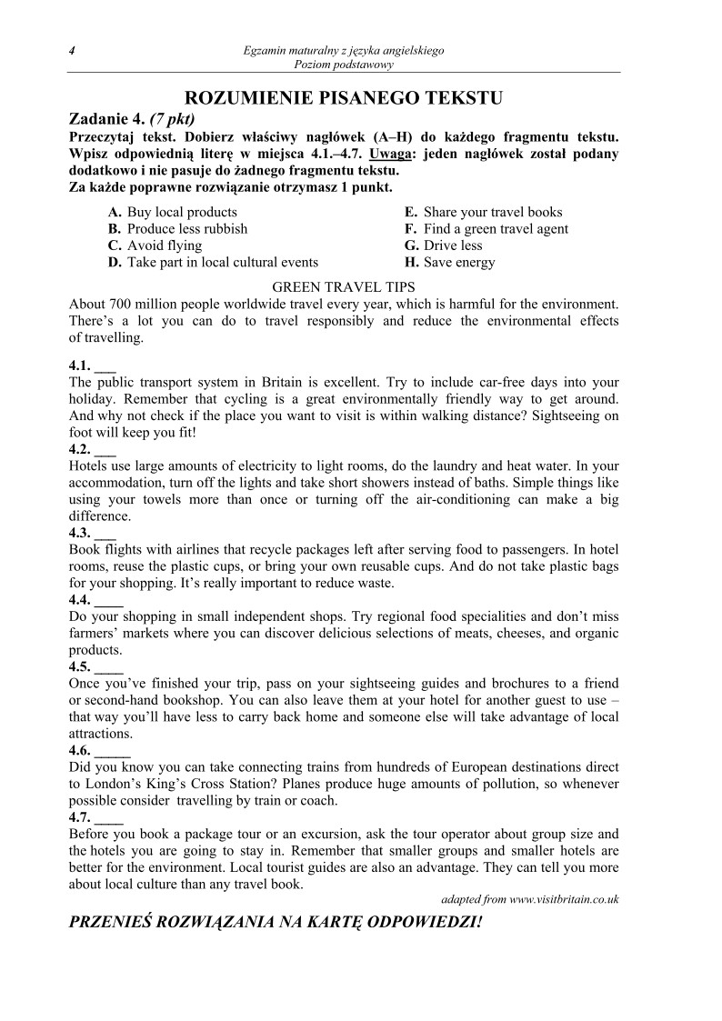 Pytania - jezyk angielski, p. podstawowy, matura 2011-strona-04