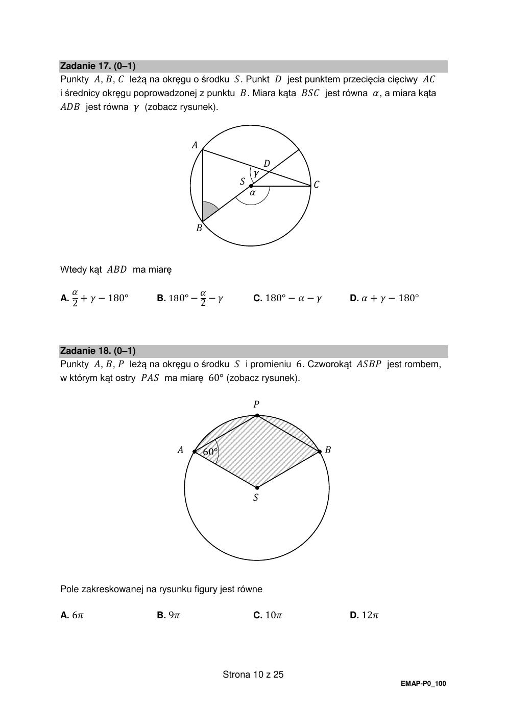 arkusz - matematyka podstawowy - matura 2022 - maj-10