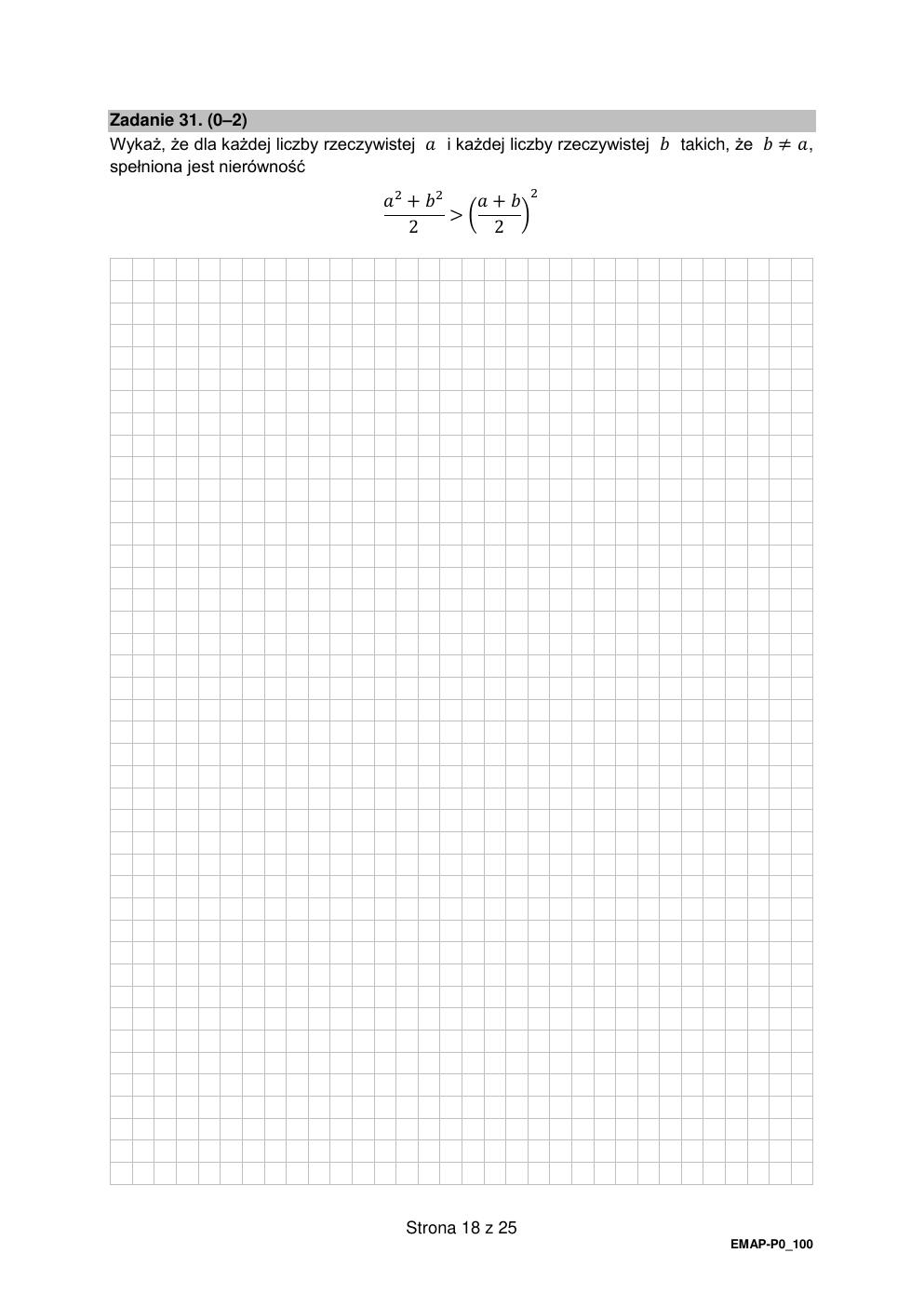 arkusz - matematyka podstawowy - matura 2022 - maj-18