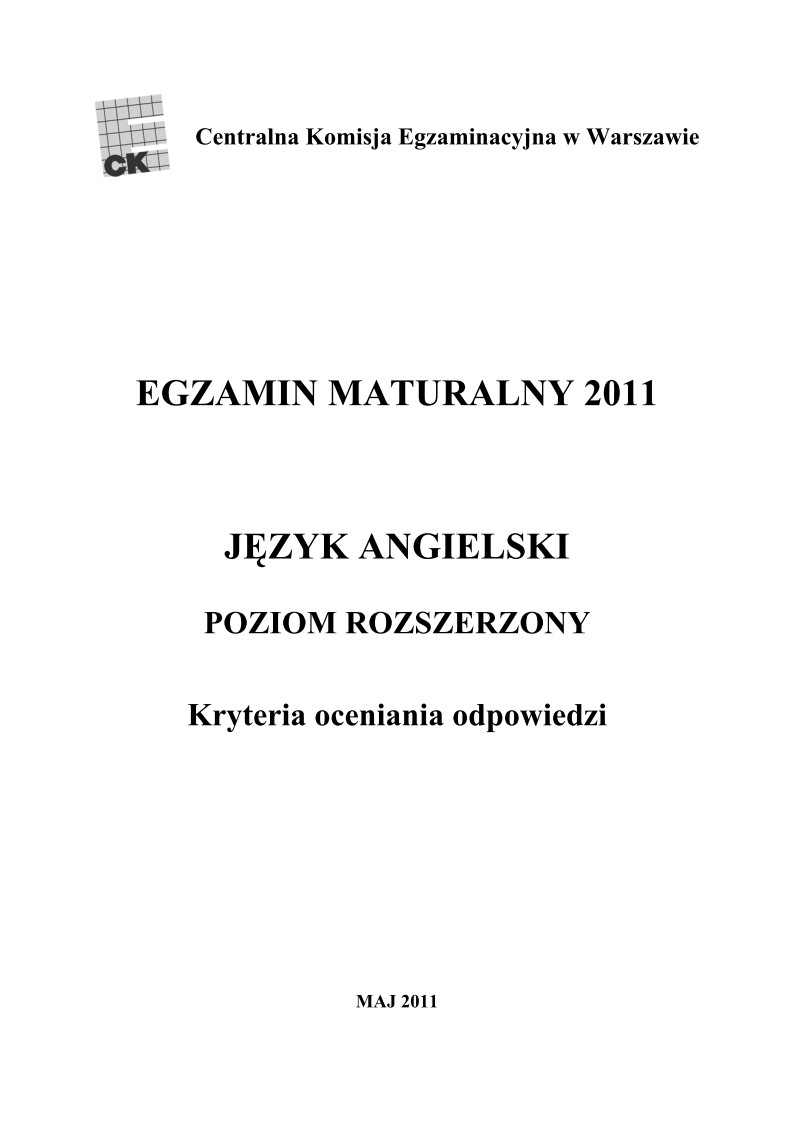 Odpowiedzi - jezyk angielski, p. rozszerzony, matura 2011-strona-01