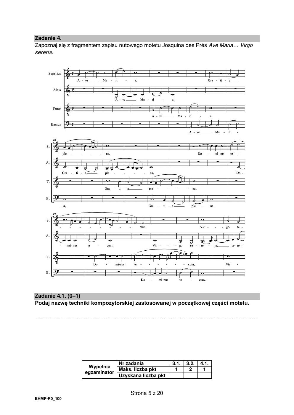 arkusz - historia muzyki rozszerzony - matura 2022 - maj-05