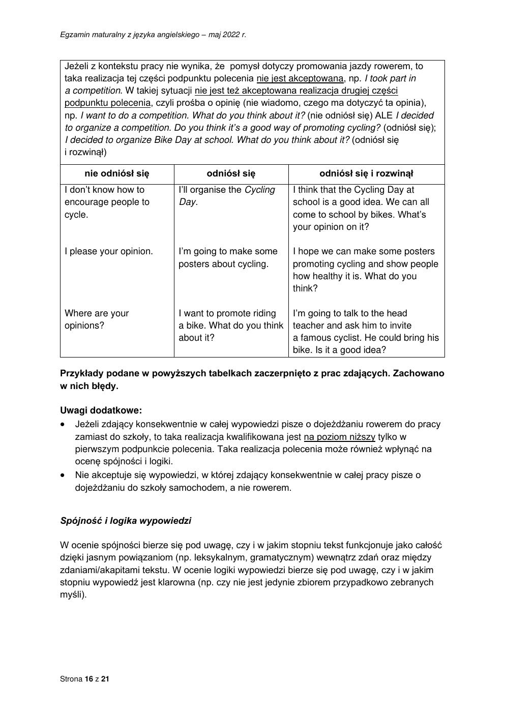 odpowiedzi - język angielski podstawowy - matura 2022 - maj-16