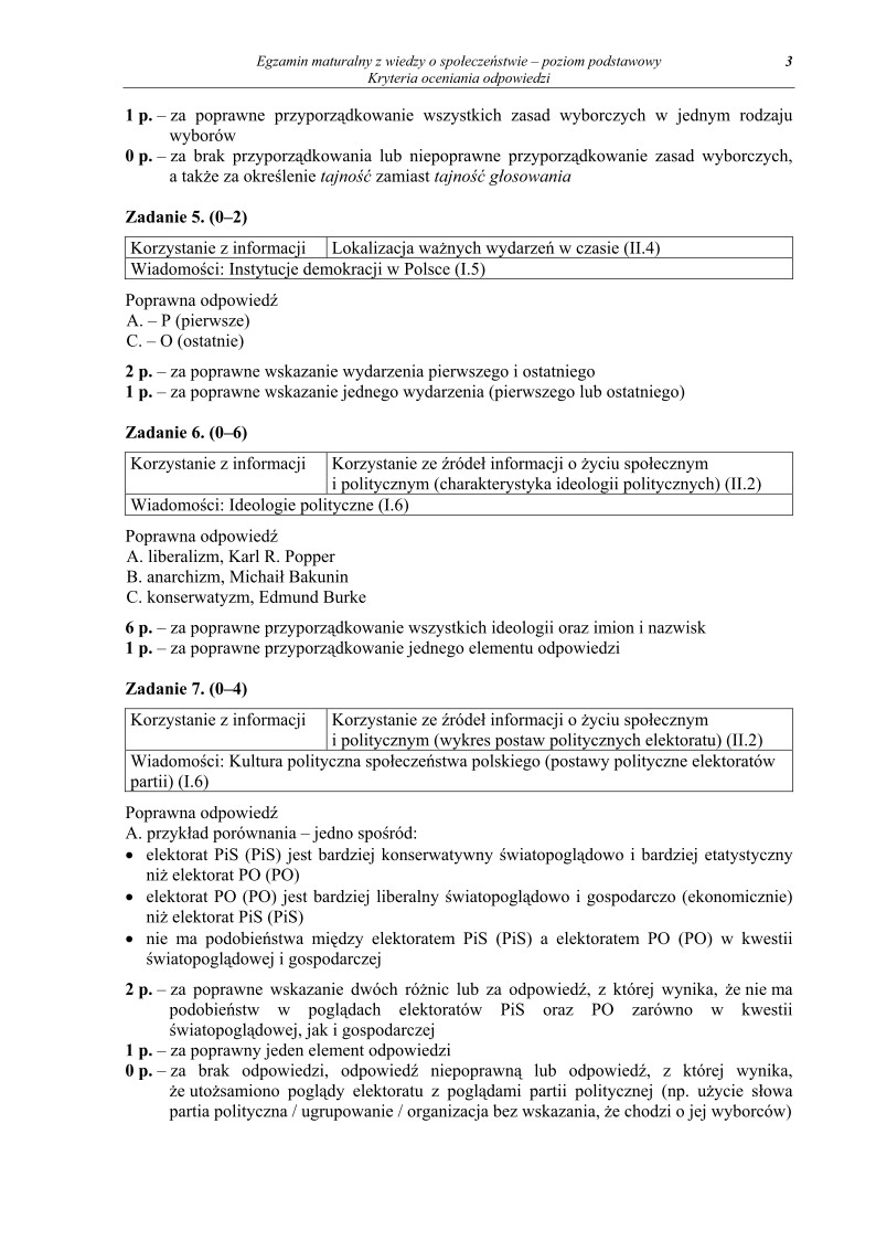 Odpowiedzi - wiedza o spoleczenstwie, p. podstawowy, matura 2011-strona-03