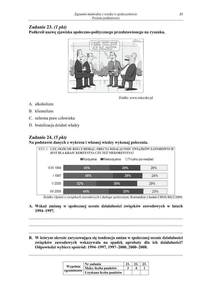 Pytania - wiedza o spoleczenstwie, p. podstawowy, matura 2011-strona-11