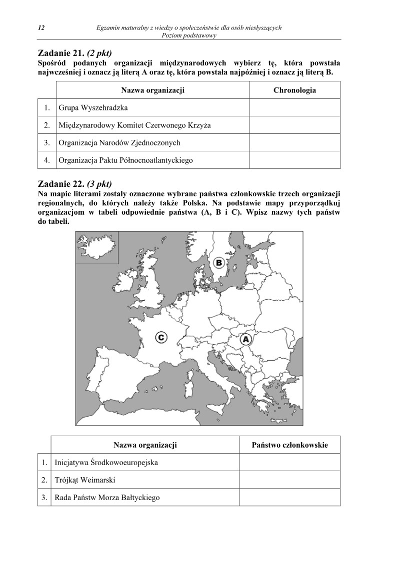 Pytania - wiedza o spoleczenstwie, dla osob nieslyszacych, matura 2011-strona-12