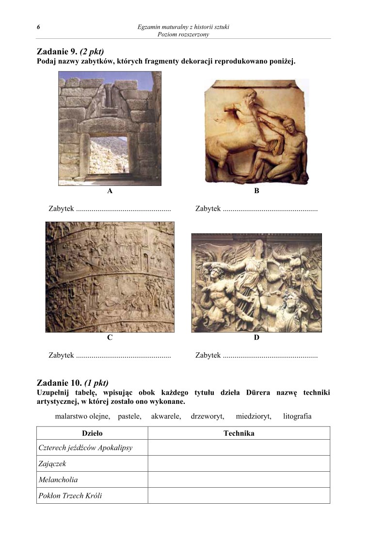 Pytania - historia sztuki, p. rozszerzony, matura 2011-strona-06