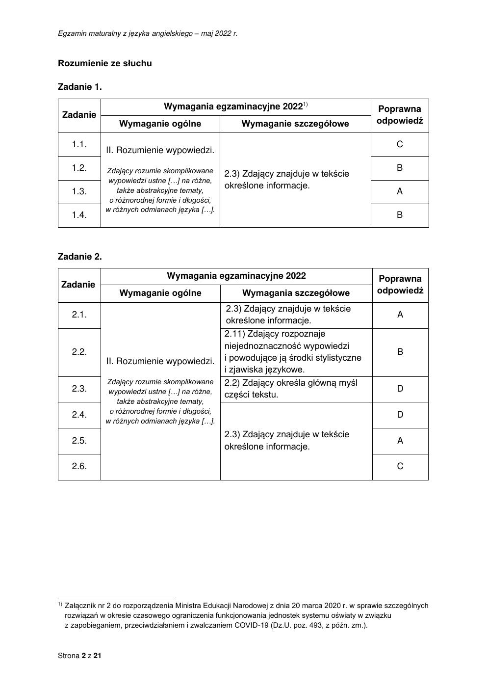 odpowiedzi - język angielski dwujęzyczny - matura 2022 - maj-02