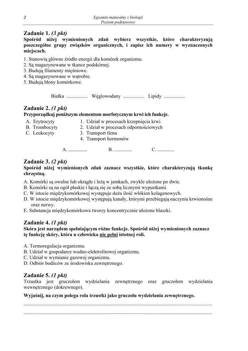 Pytania - biologia, p. podstawowy, matura 2011-strona-02