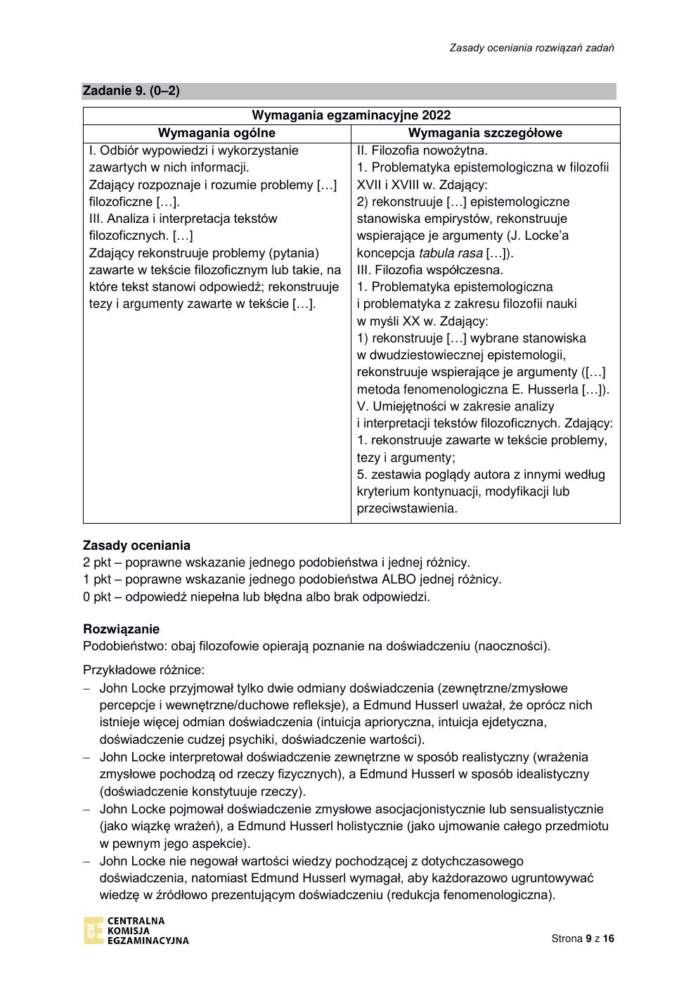 odpowiedzi - filozofia rozszerzony - matura 2022 - maj-09