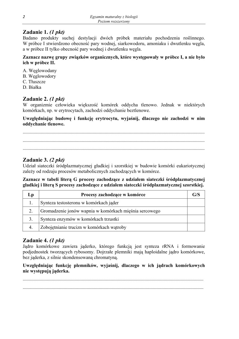 Pytania - biologia, p. rozszerzony, matura 2011-strona-02