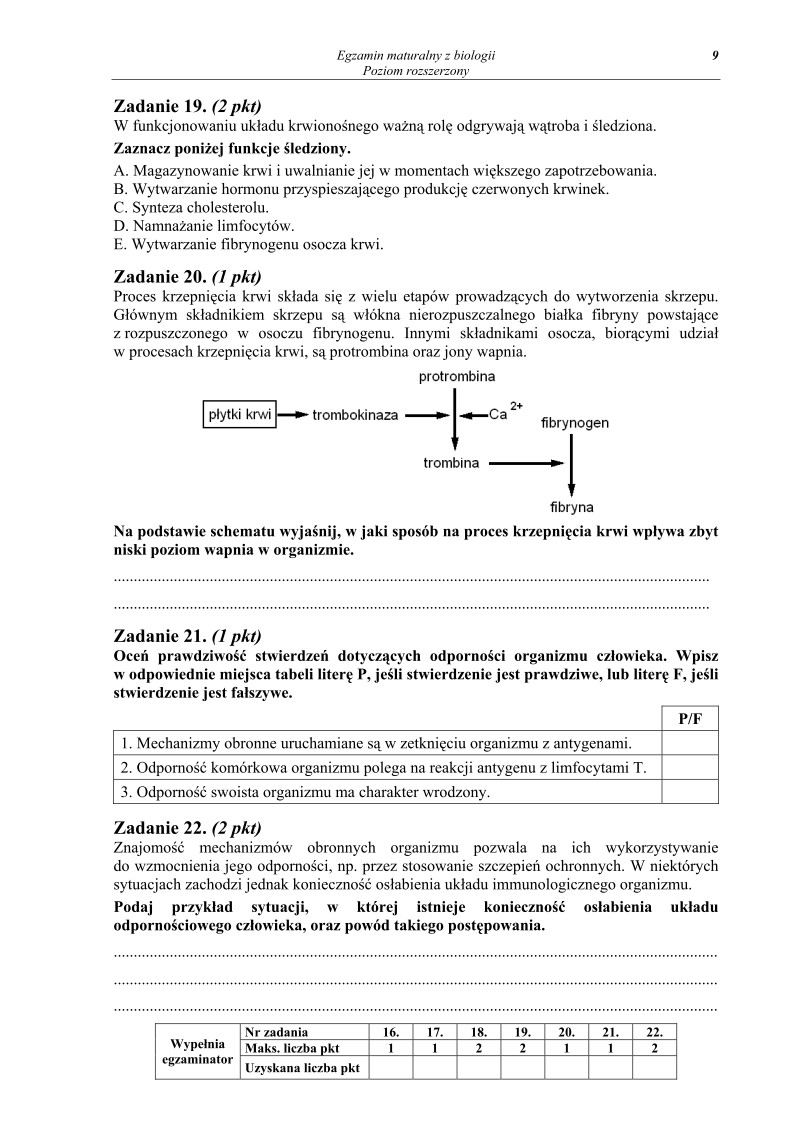 Pytania - biologia, p. rozszerzony, matura 2011-strona-09
