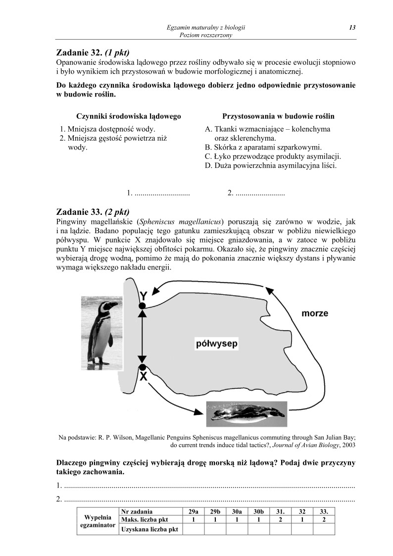 Pytania - biologia, p. rozszerzony, matura 2011-strona-13