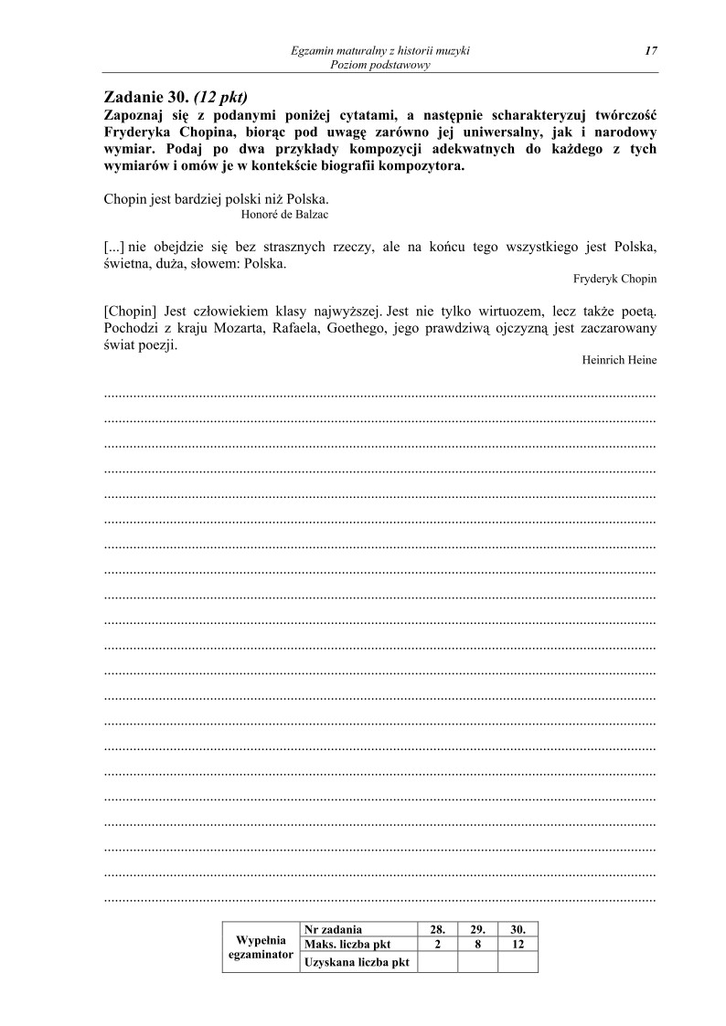 Pytania - historia muzyki, p. podstawowy, matura 2011-strona-17