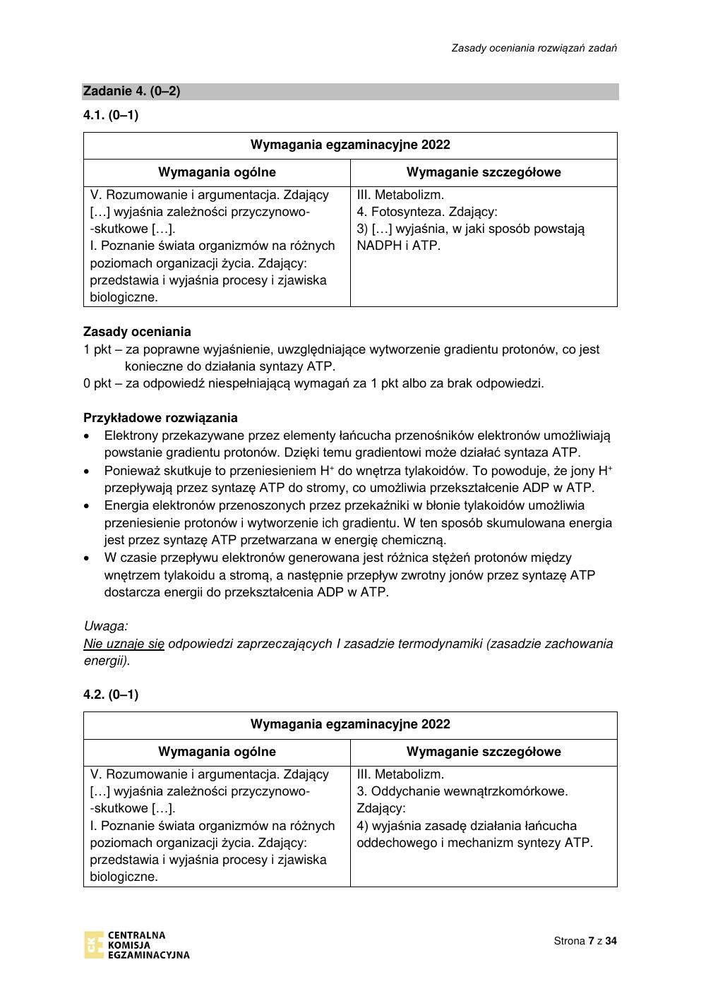 odpowiedzi - biologia rozszerzony - matura 2022 - maj-07