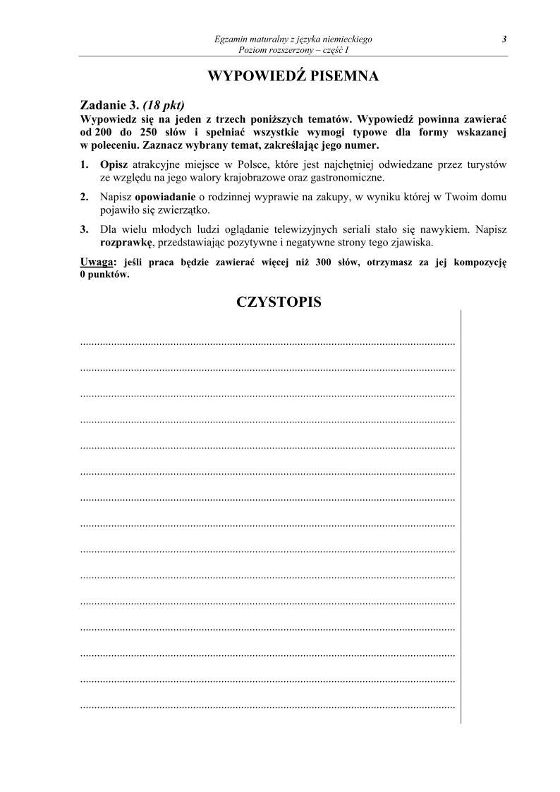 Pytania - jezyk niemiecki, p. rozszerzony, matura 2011 cz1-strona-03
