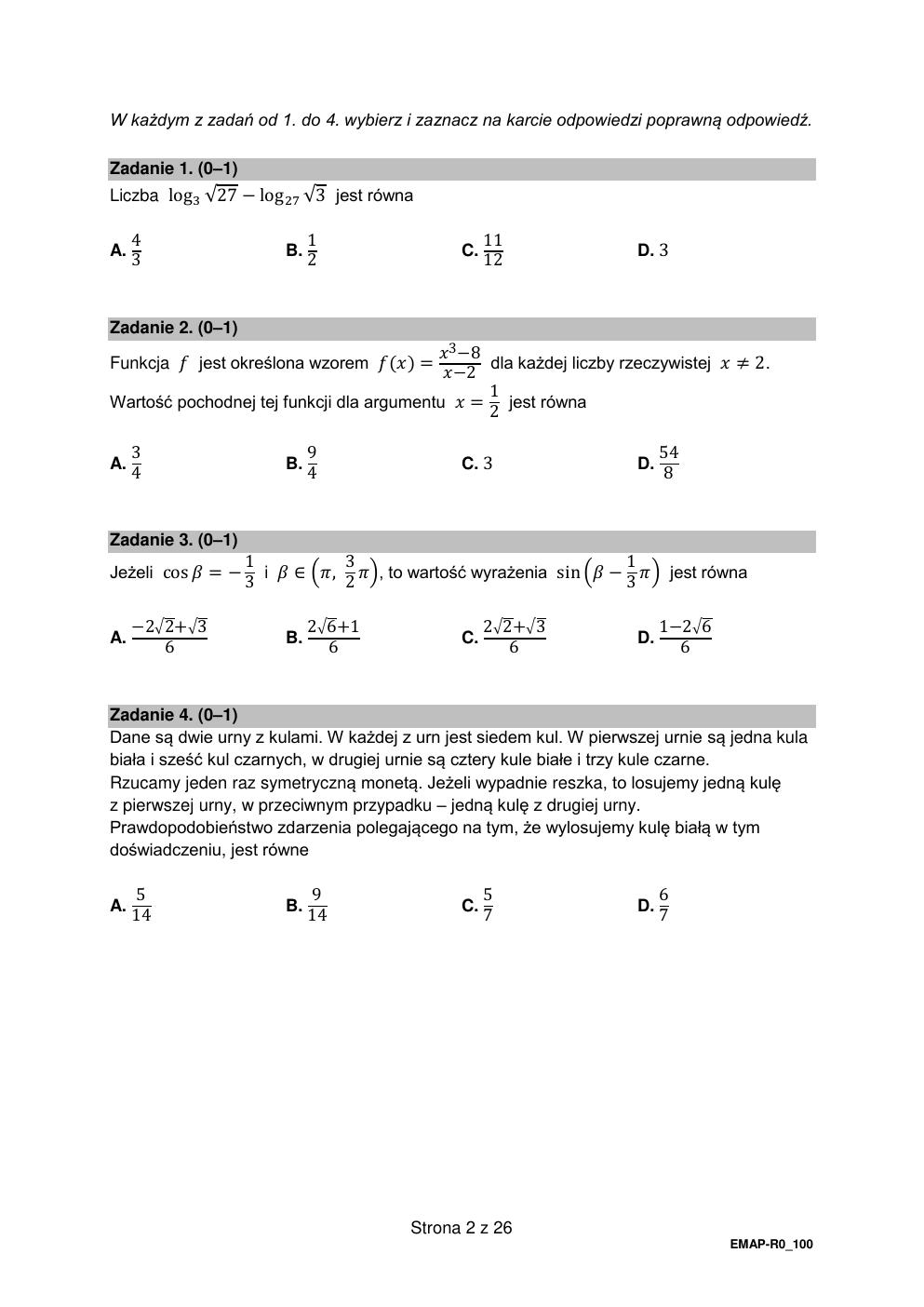 arkusz - matematyka rozszerzony - matura 2022 - maj-02