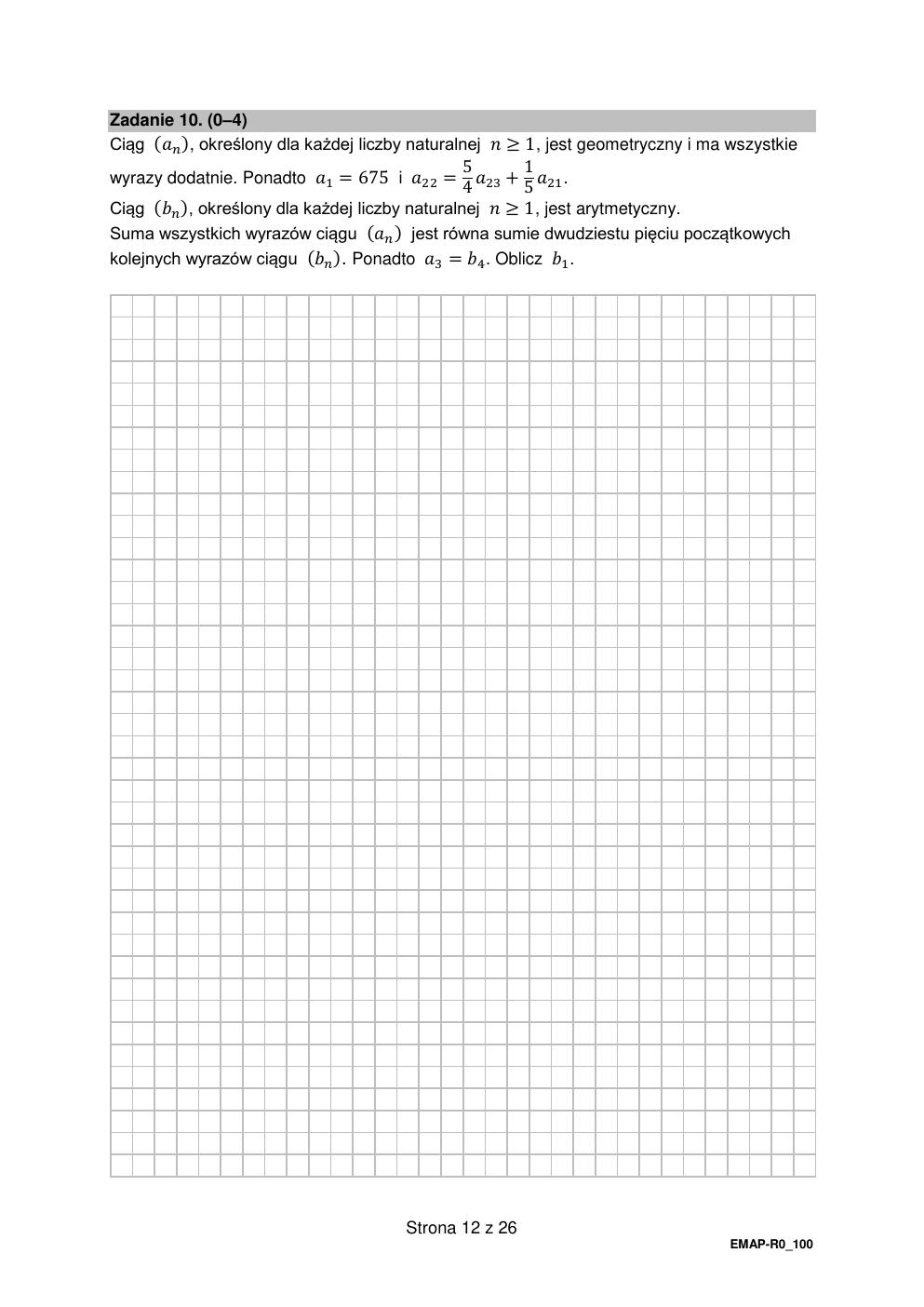 arkusz - matematyka rozszerzony - matura 2022 - maj-12