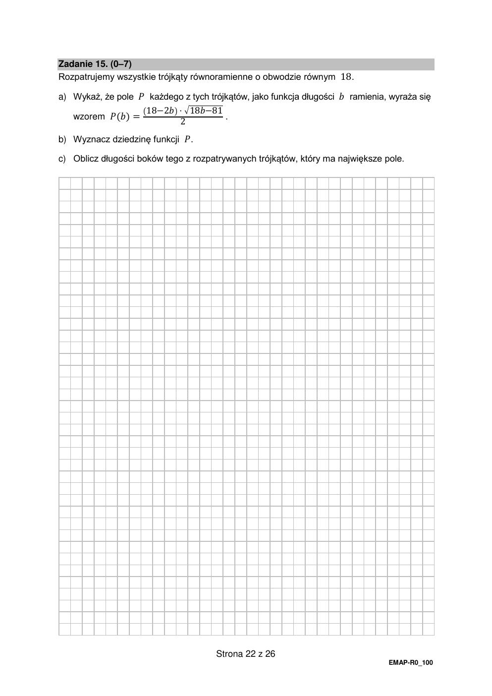 arkusz - matematyka rozszerzony - matura 2022 - maj-22