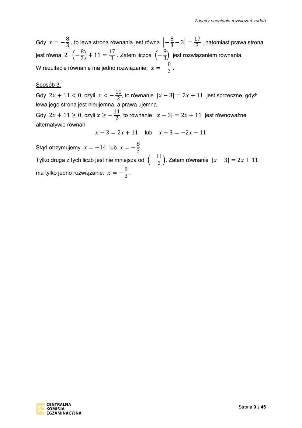 odpowiedzi - matematyka rozszerzony - matura 2022 - maj-09