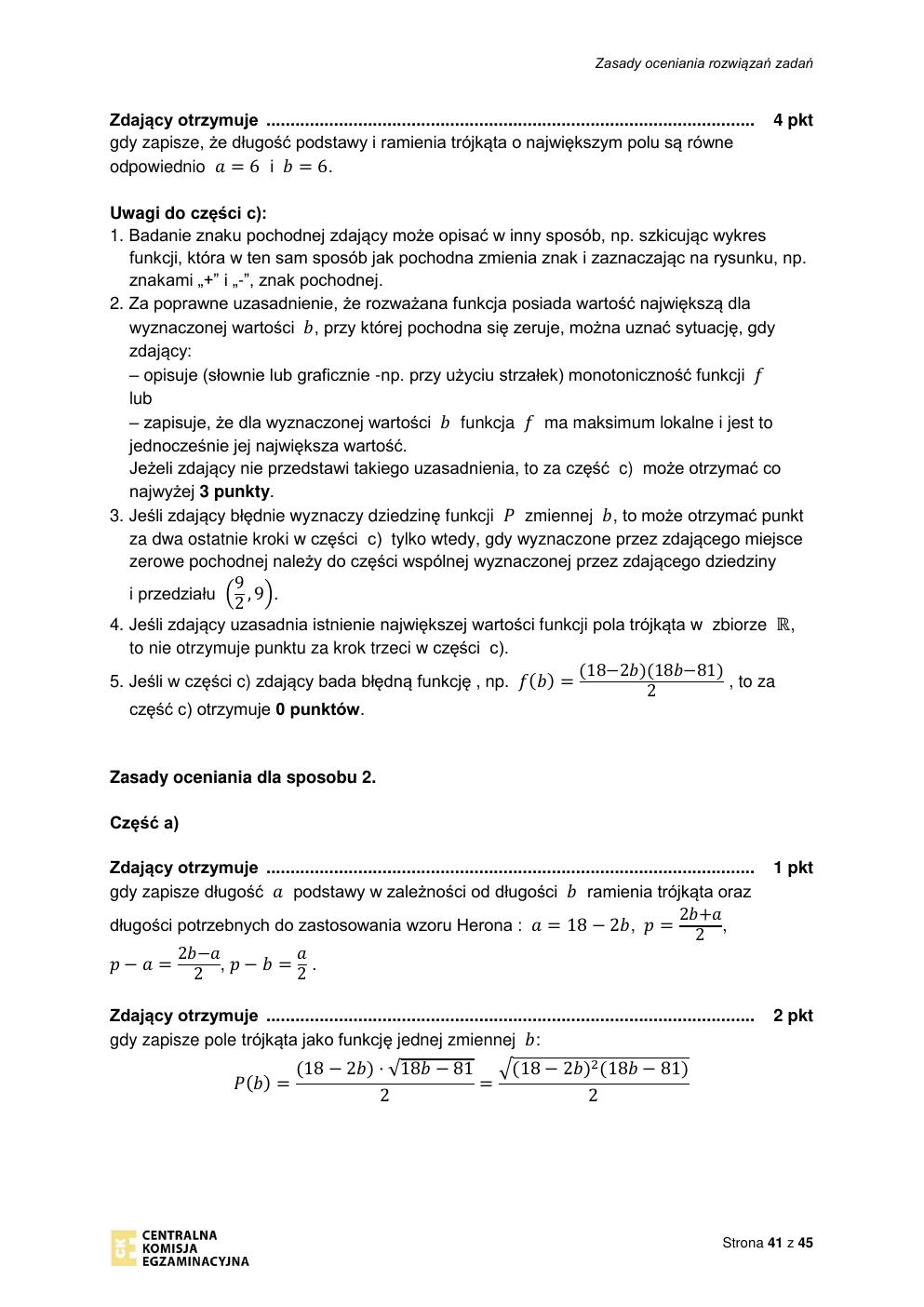 odpowiedzi - matematyka rozszerzony - matura 2022 - maj-41