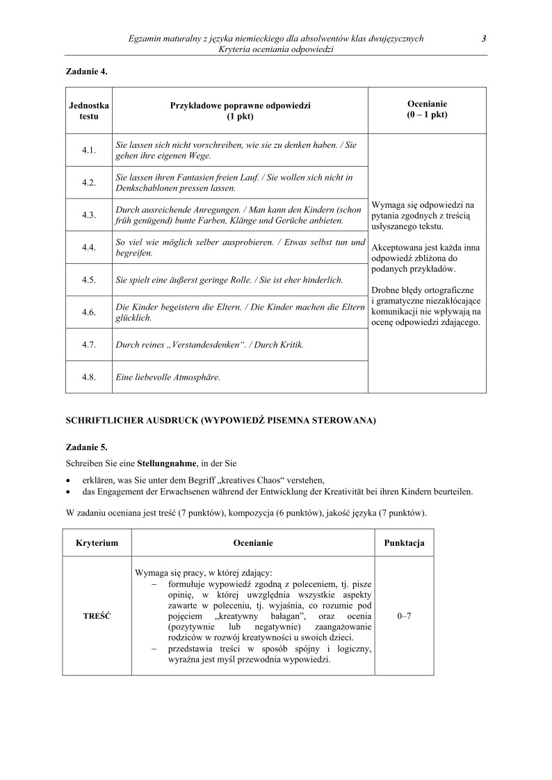 Odpowiedzi - jezyk niemiecki, w klasach dwujezycznych, matura 2011-strona-03