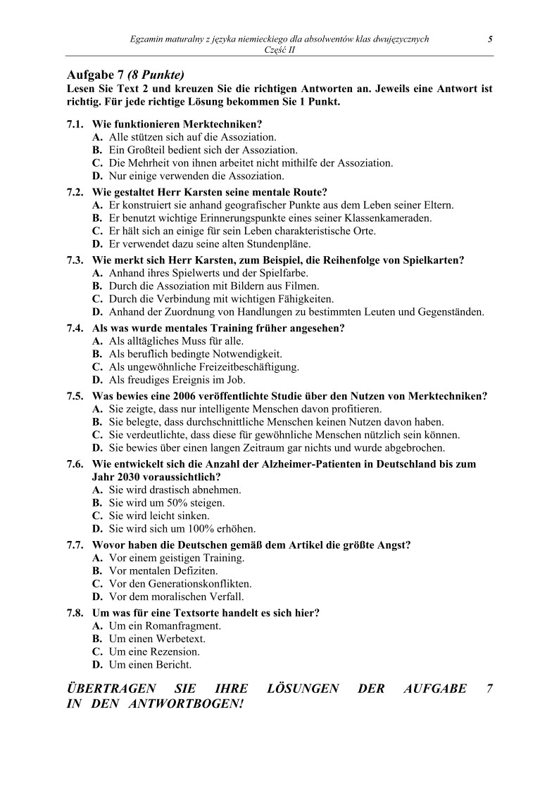Pytania - jezyk niemiecki, w klasach dwujezycznych, matura 2011cz2-strona-05