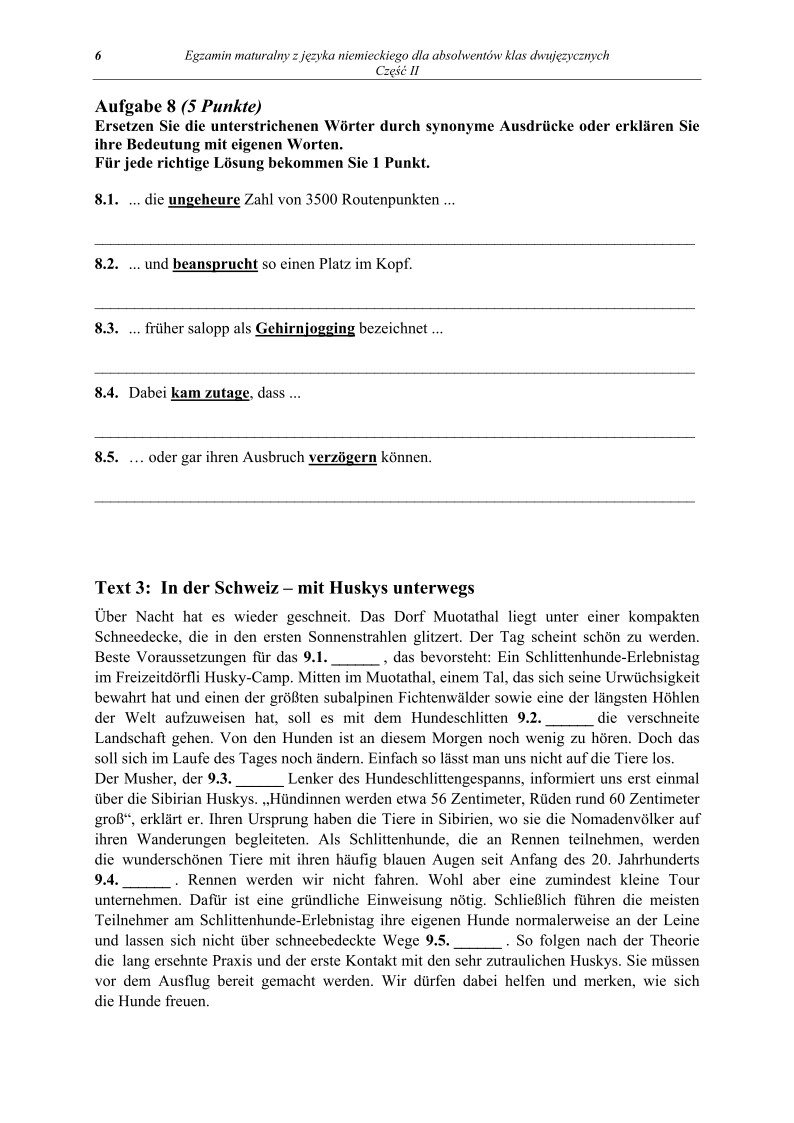 Pytania - jezyk niemiecki, w klasach dwujezycznych, matura 2011cz2-strona-06