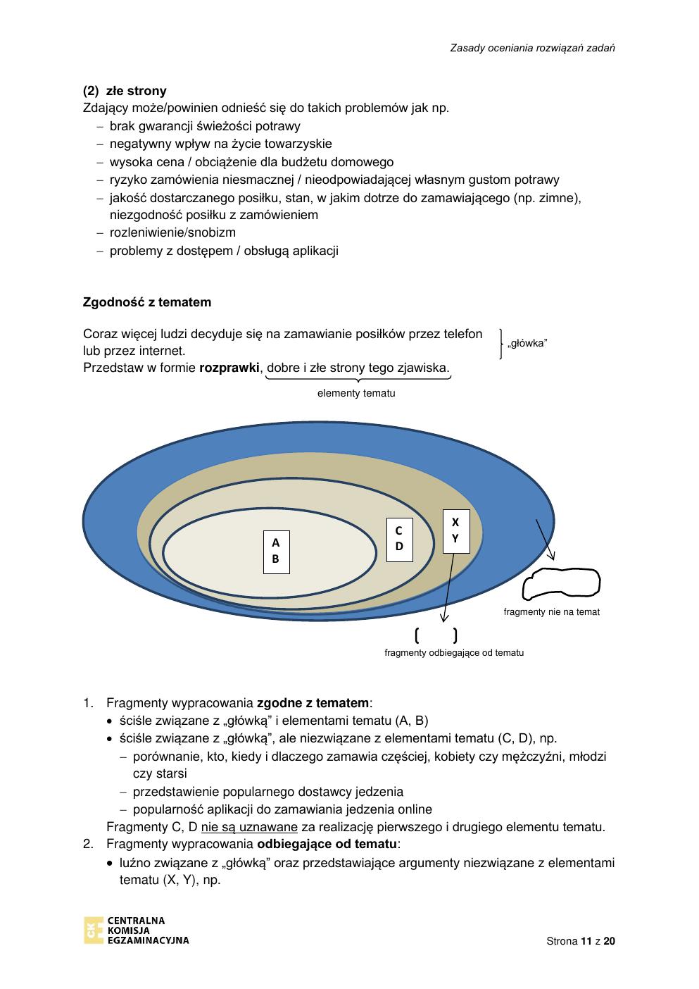 odpowiedzi - język francuski rozszerzony - matura 2022 - maj-11