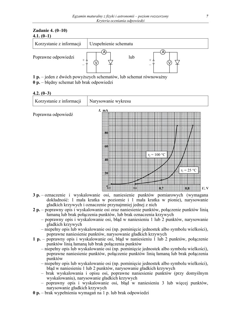 Odpowiedzi - fizyka, p. rozszerzony, matura 2011-strona-07