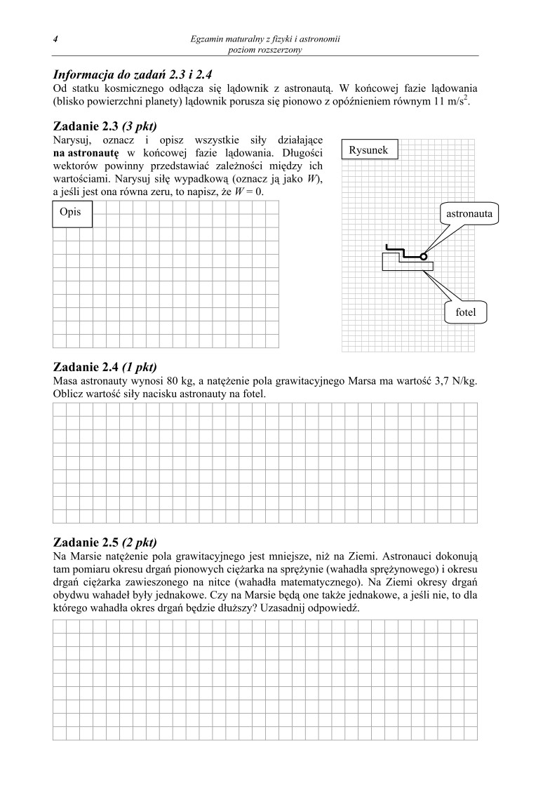 Pytania - fizyka, p. rozszerzony, matura 2011-strona-04