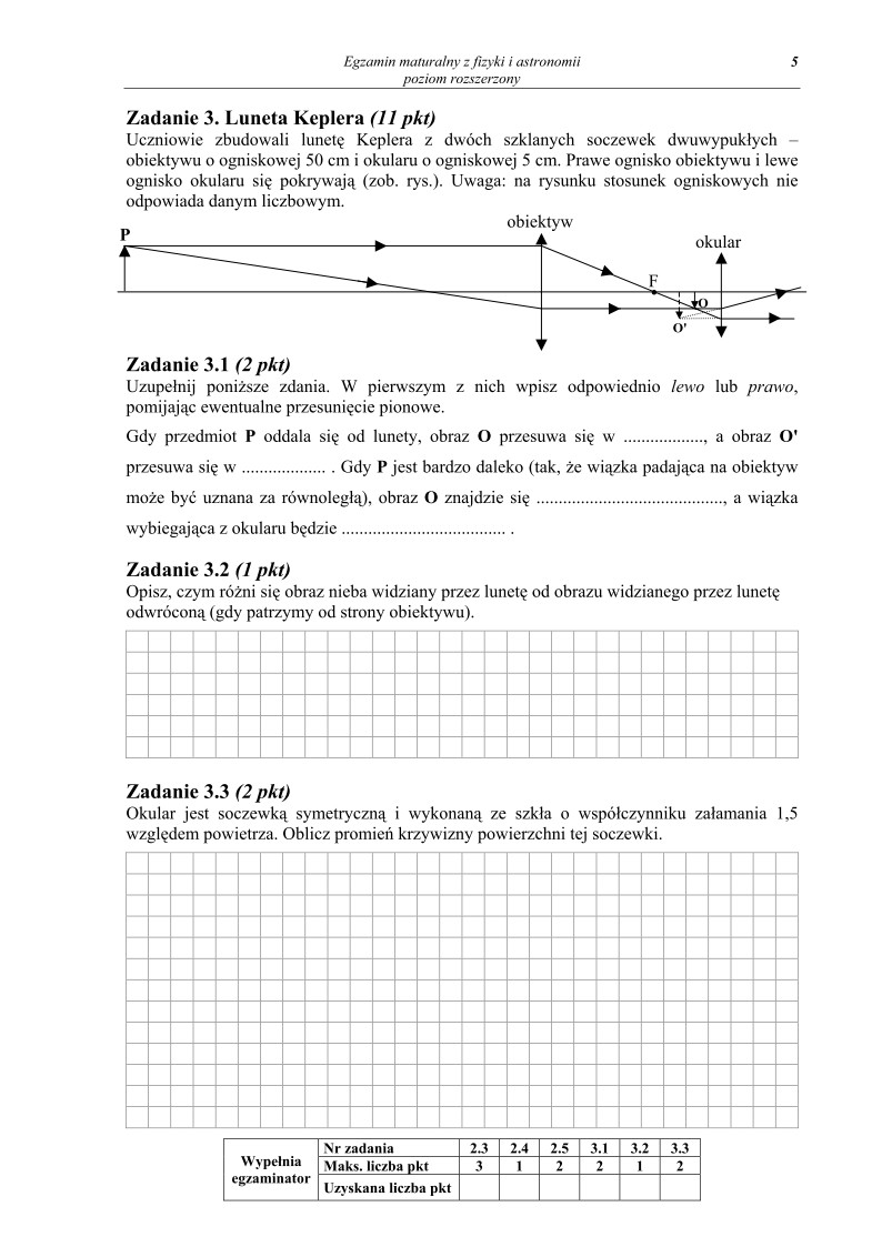 Pytania - fizyka, p. rozszerzony, matura 2011-strona-05
