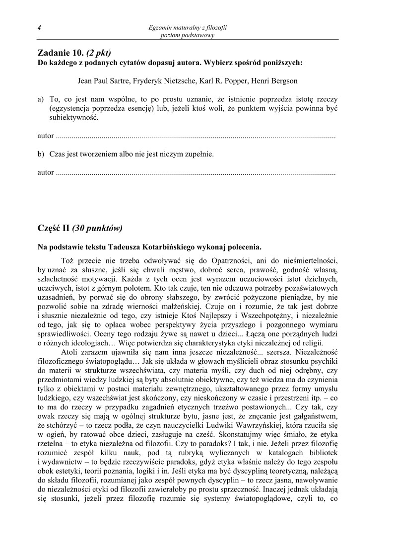 Pytania - filozofia, p. podstawowy, matura 2011-strona-04