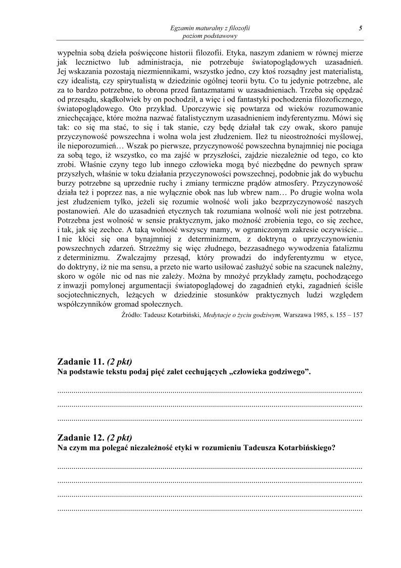 Pytania - filozofia, p. podstawowy, matura 2011-strona-05