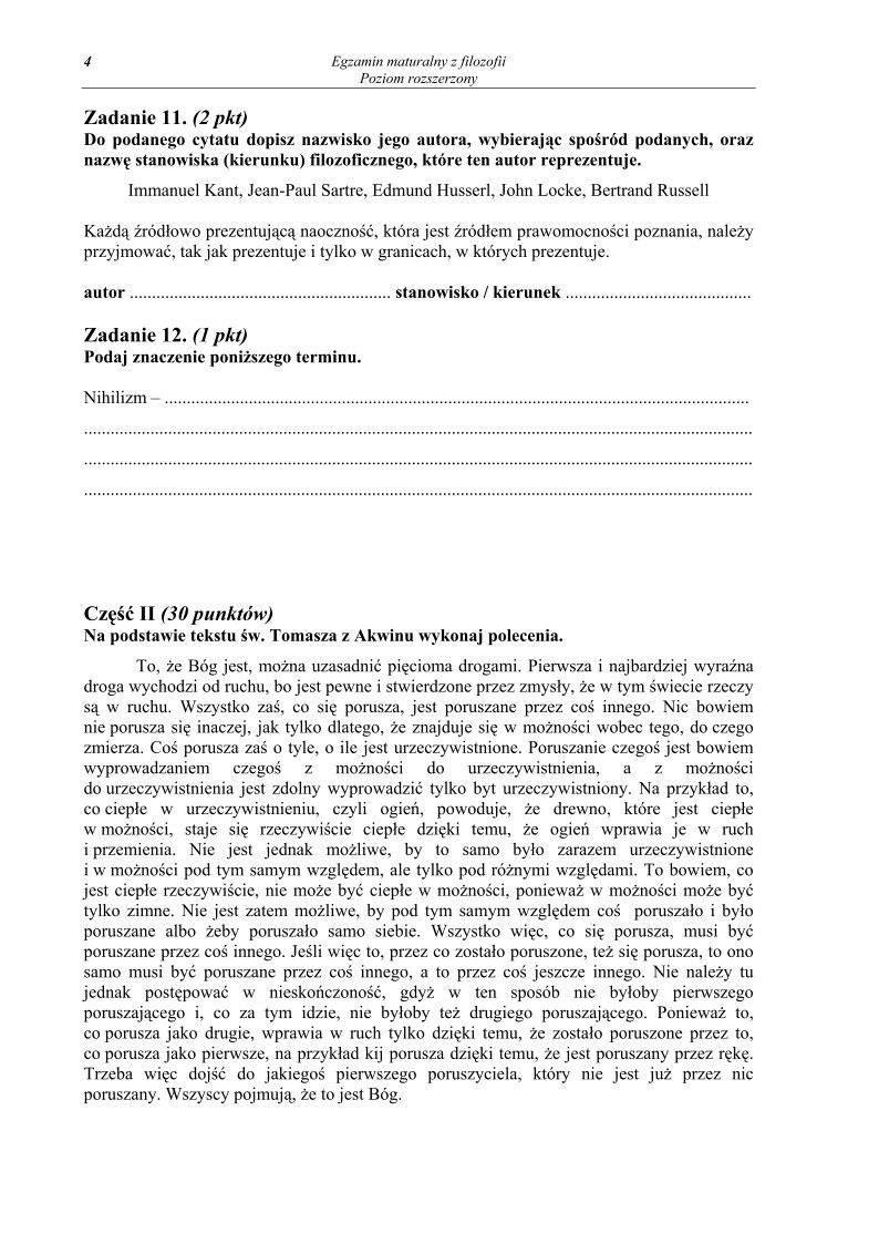 Pytania - filozofia, p. rozszerzony, matura 2011-strona-04
