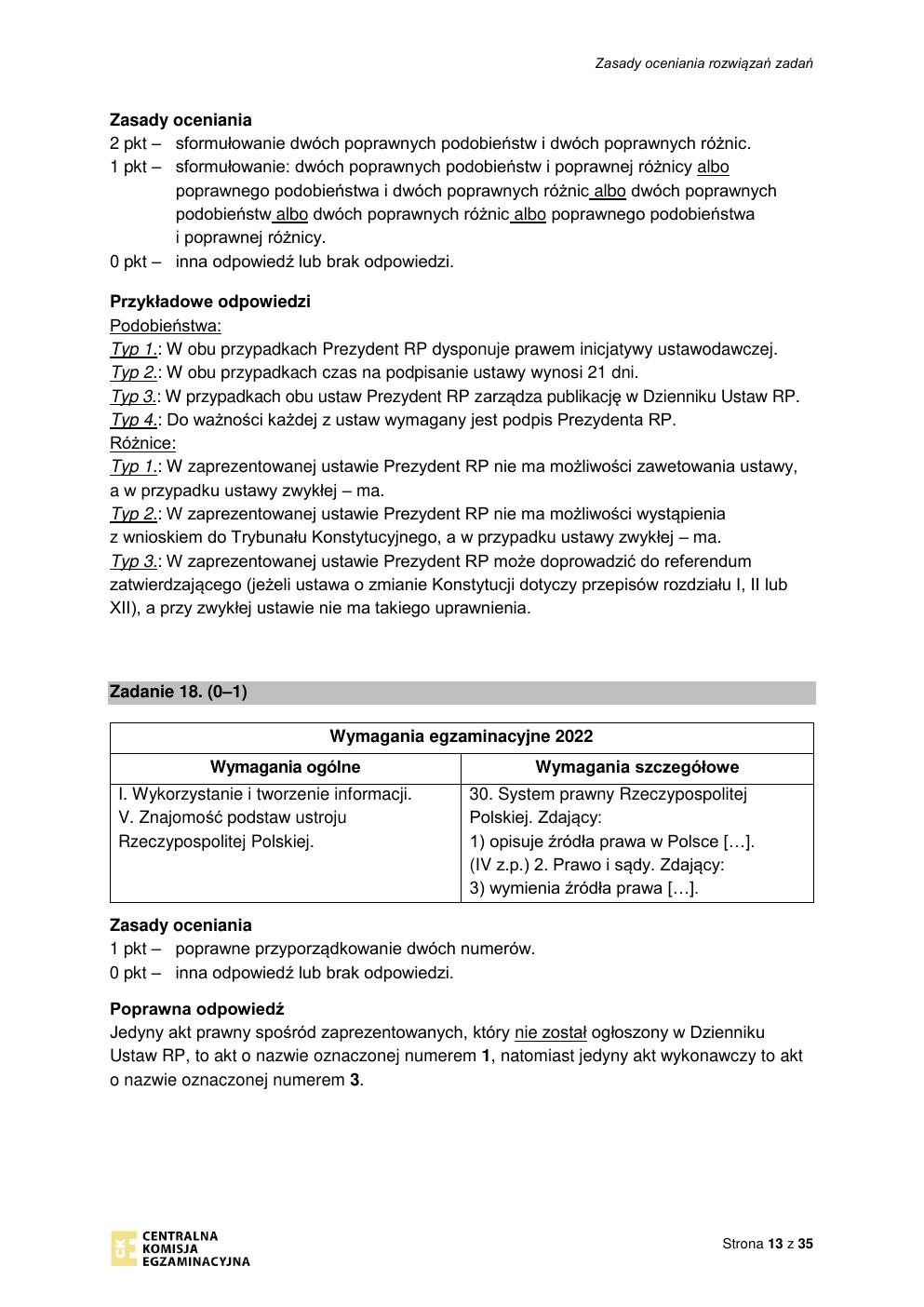odpowiedzi - WOS rozszerzony - matura 2022 - maj-13