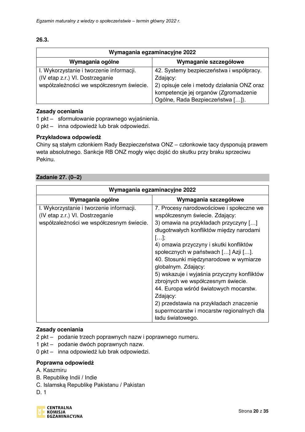 odpowiedzi - WOS rozszerzony - matura 2022 - maj-20