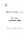 miniatura Odpowiedzi - geografia, p. podstawowy, matura 2011-strona-01