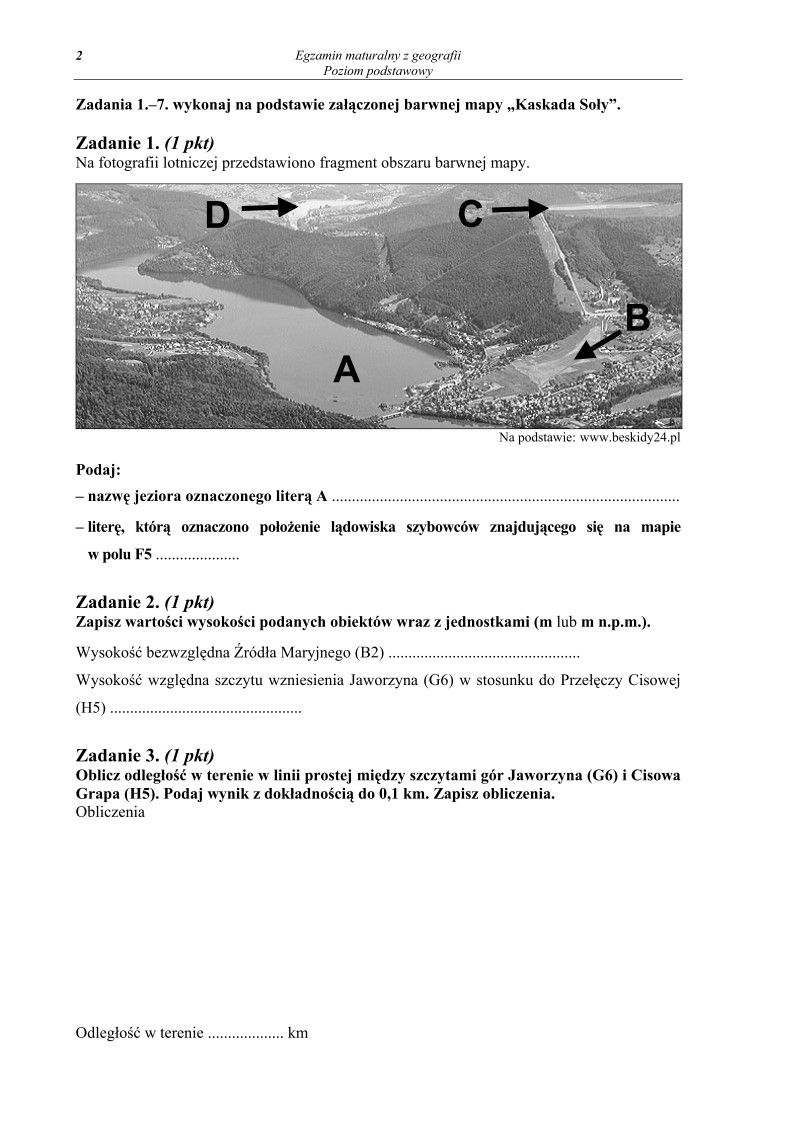 Pytania - geografia, p. podstawowy, matura 2011-strona-02