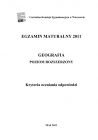 miniatura Odpowiedzi - geografia, p. rozszerzony, matura 2011-strona-01