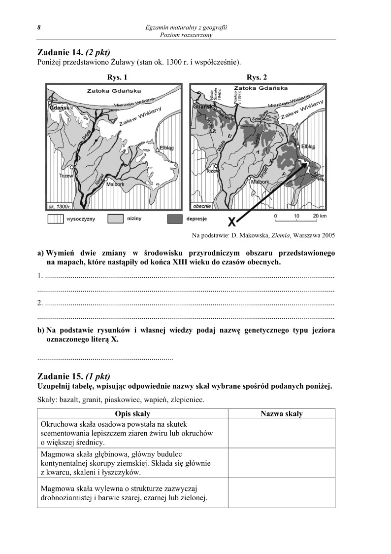 Pytania - geografia, p. rozszerzony, matura 2011-strona-08