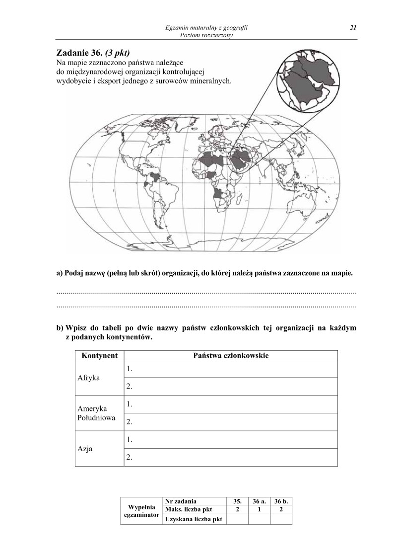 Pytania - geografia, p. rozszerzony, matura 2011-strona-21