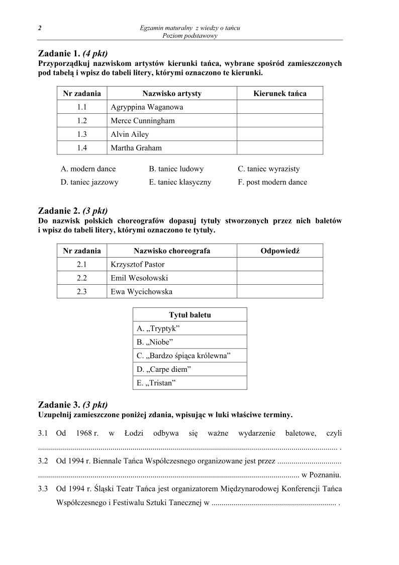 Pytania - wiedza o tancu, p. podstawowy, matura 2011-strona-02