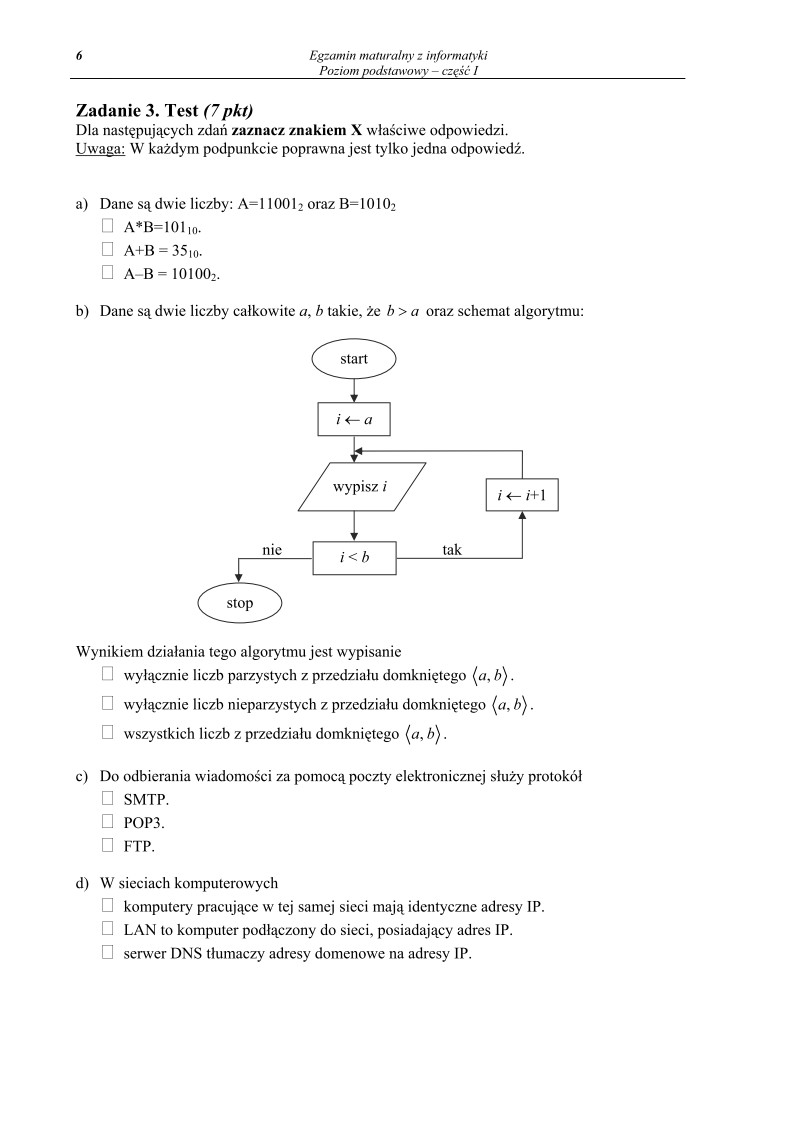 Pytania - informatyka, p. podstawowy, matura 2011 cz1-strona-06