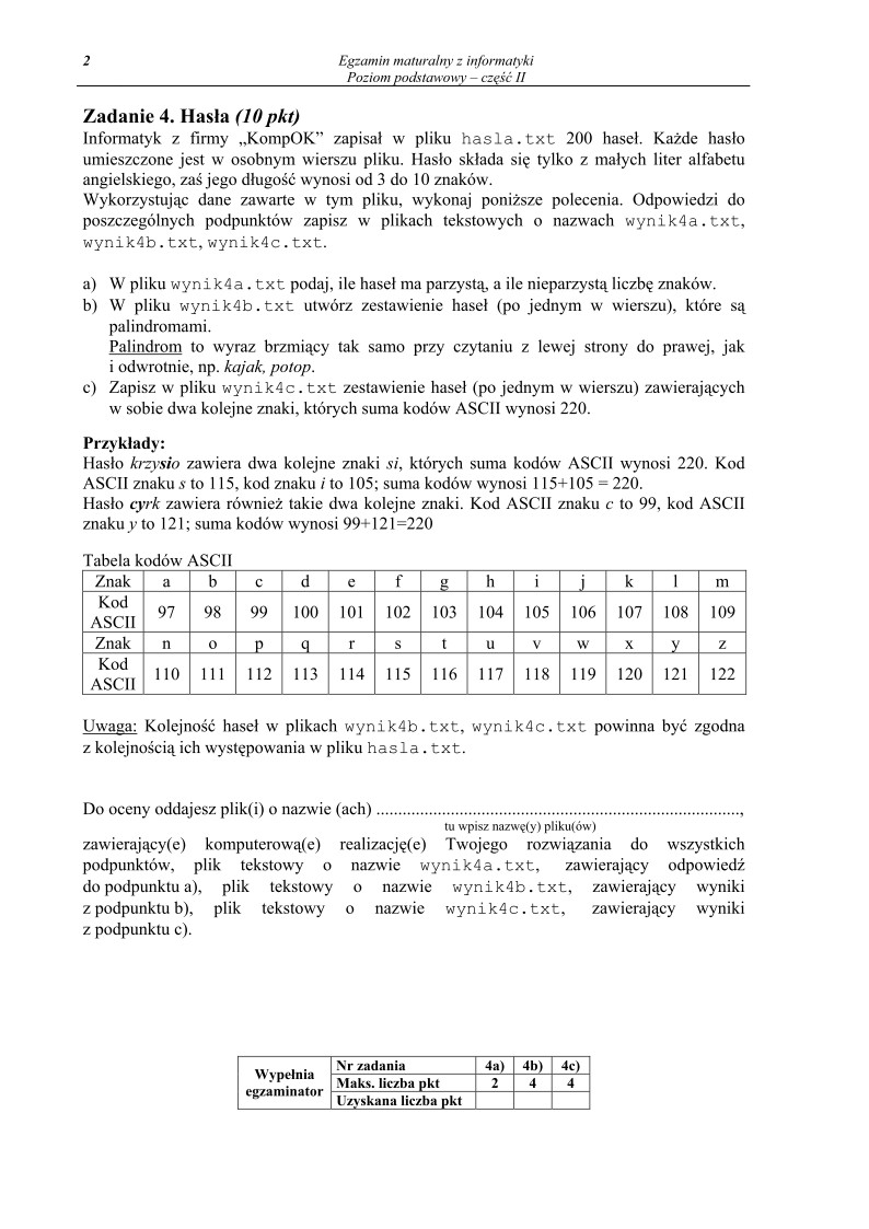 Pytania - informatyka, p. podstawowy, matura 2011 cz2-strona-02